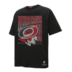 Carolina Hurricanes - Mitchell & Ness Women's Choppy Ice Boyfriend T-Shirt Black