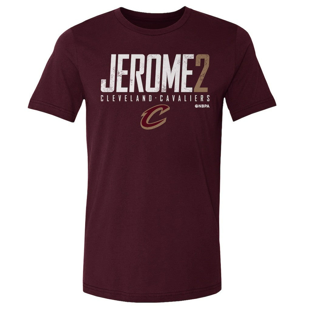 NBA - Ty Jerome Cleveland Cavaliers 500 Level Elite Player T-Shirt - Wine