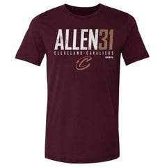 NBA - Jarrett Allen Cleveland Cavaliers 500 Level Elite Player T-Shirt - Wine