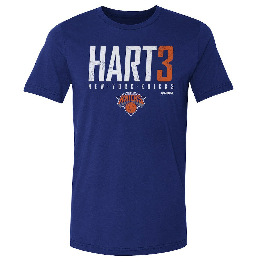 NBA - Josh Hart New York Knicks 500 Level Elite Player T-Shirt - Royal