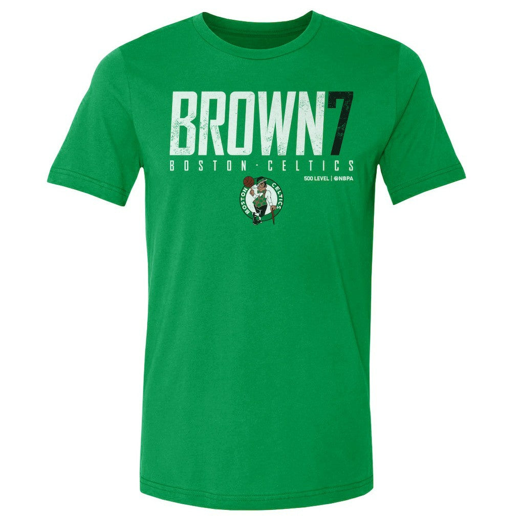 NBA - Jaylen Brown Boston Celtics 500 Level Elite Player T-Shirt - Kelly Green