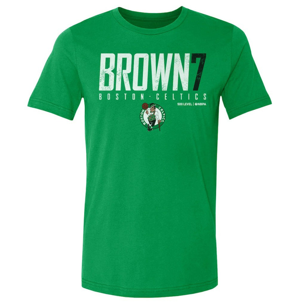 NBA - Jaylen Brown Boston Celtics 500 Level Elite Player T-Shirt - Kelly Green