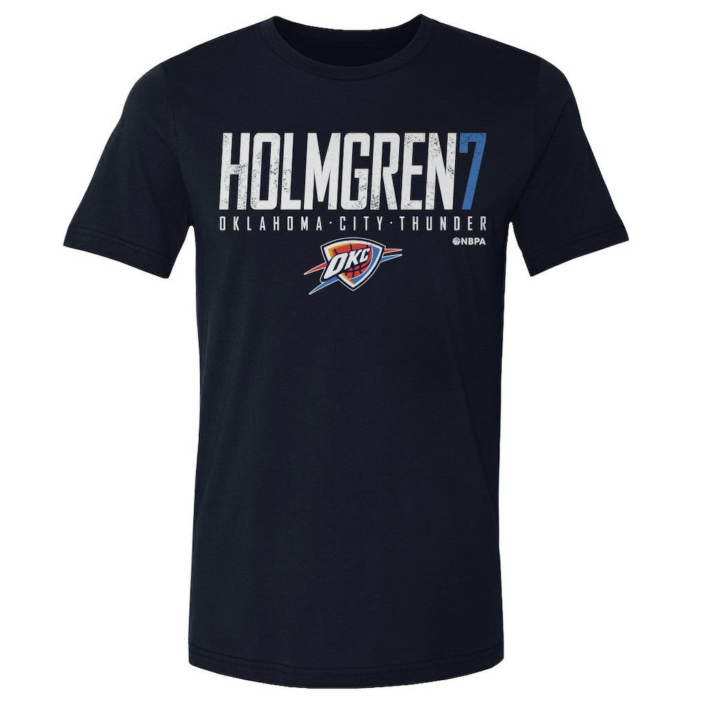 NBA - Chet Holmgren Oklahoma City Thunder 500 Level Elite Player T-Shirt - Navy
