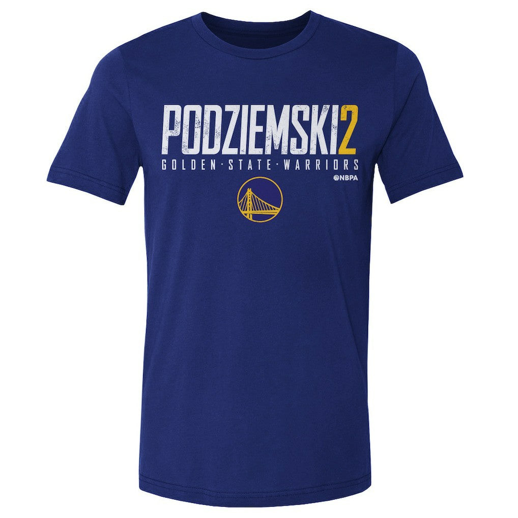 NBA - Brandin Podziemski Golden State Warriors 500 Level Elite Player T-Shirt - Royal