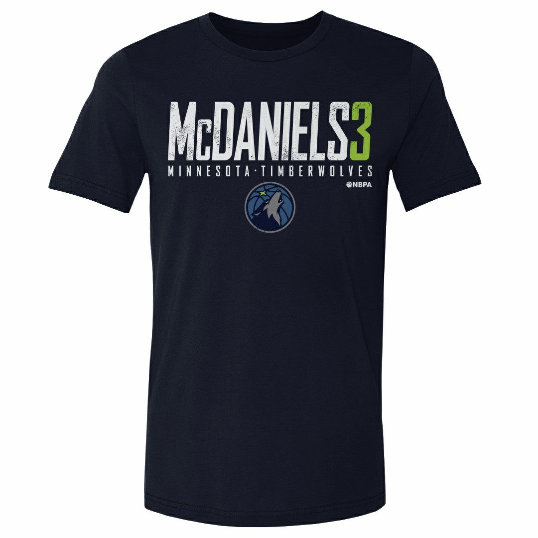 NBA - Jaden McDaniels Minnesota Timberwolves 500 Level Elite Player T-Shirt - Navy