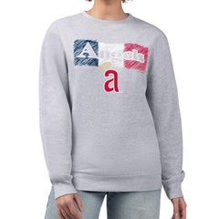 Los Angeles Angels Starter Women's Team Color Shading Fleece Pullover Sweatshirt Sale