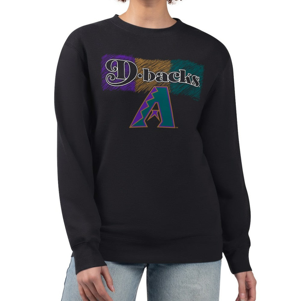 Arizona Diamondbacks Starter Women's Team Color Shading Fleece Pullover Sweatshirt Near Me