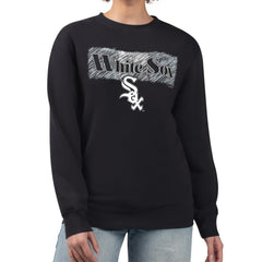 Chicago White Sox Starter Women's Team Color Shading Fleece Pullover Sweatshirt Near Me