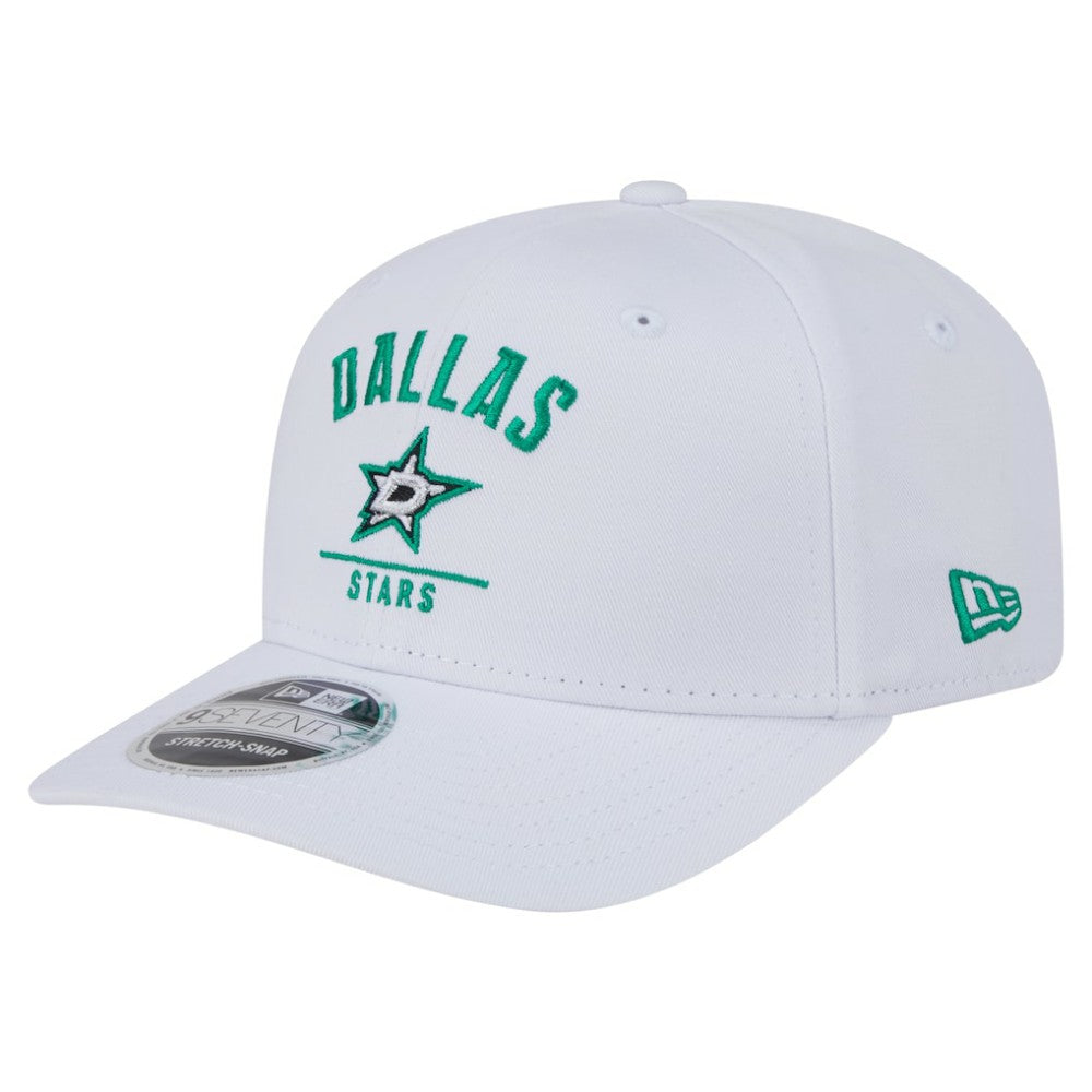 Dallas Stars - New Era Team Lockup Basic 9SEVENTY Adjustable Hat White