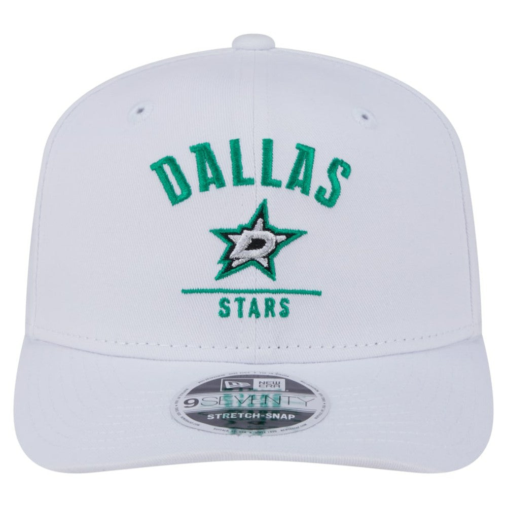 Dallas Stars - New Era Team Lockup Basic 9SEVENTY Adjustable Hat White