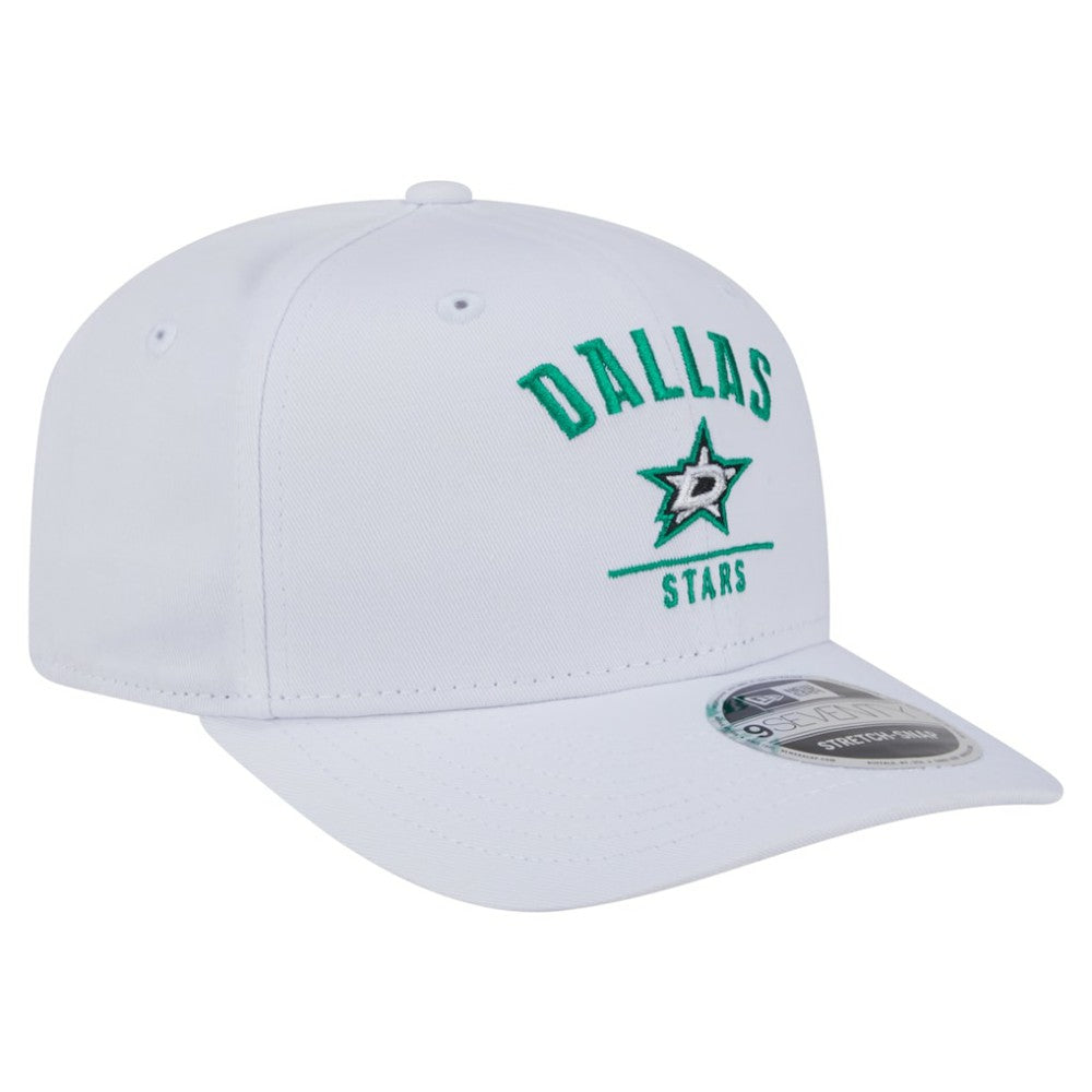 Dallas Stars - New Era Team Lockup Basic 9SEVENTY Adjustable Hat White