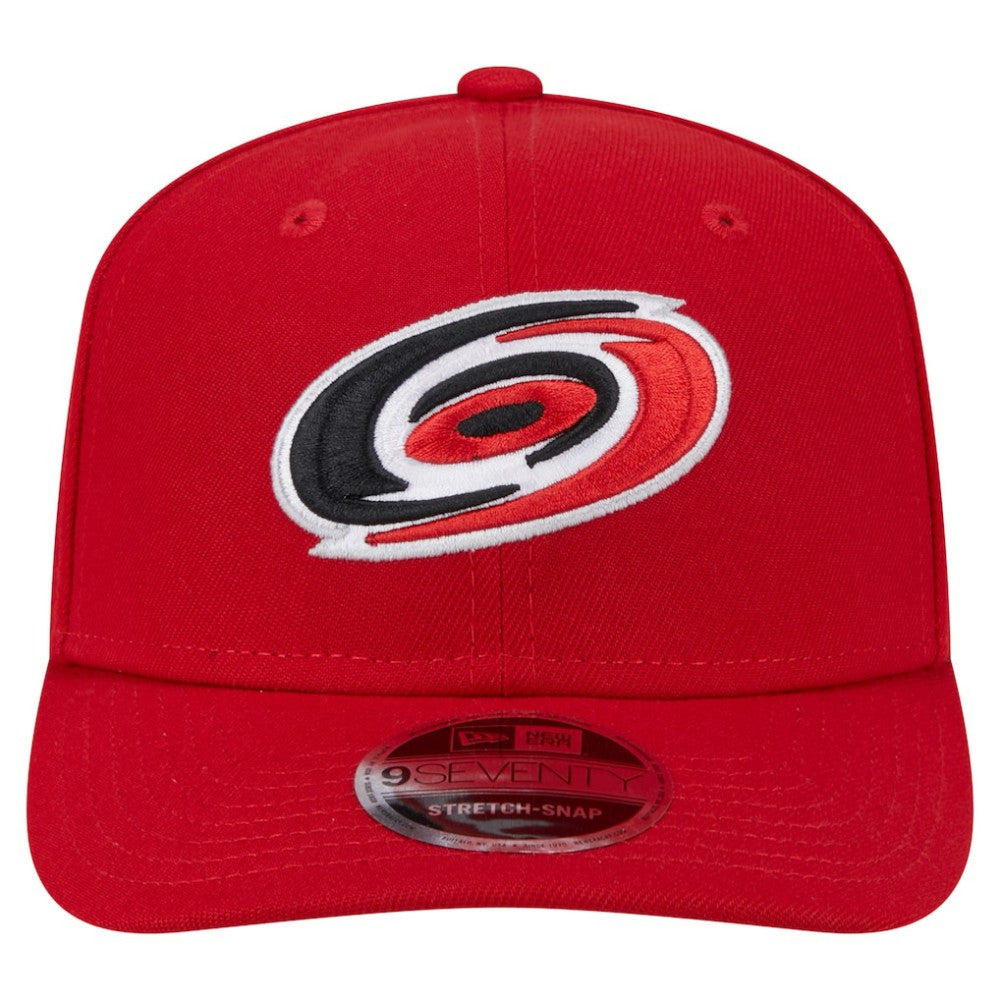 Carolina Hurricanes - New Era Logo Basic 9SEVENTY Adjustable Hat Red