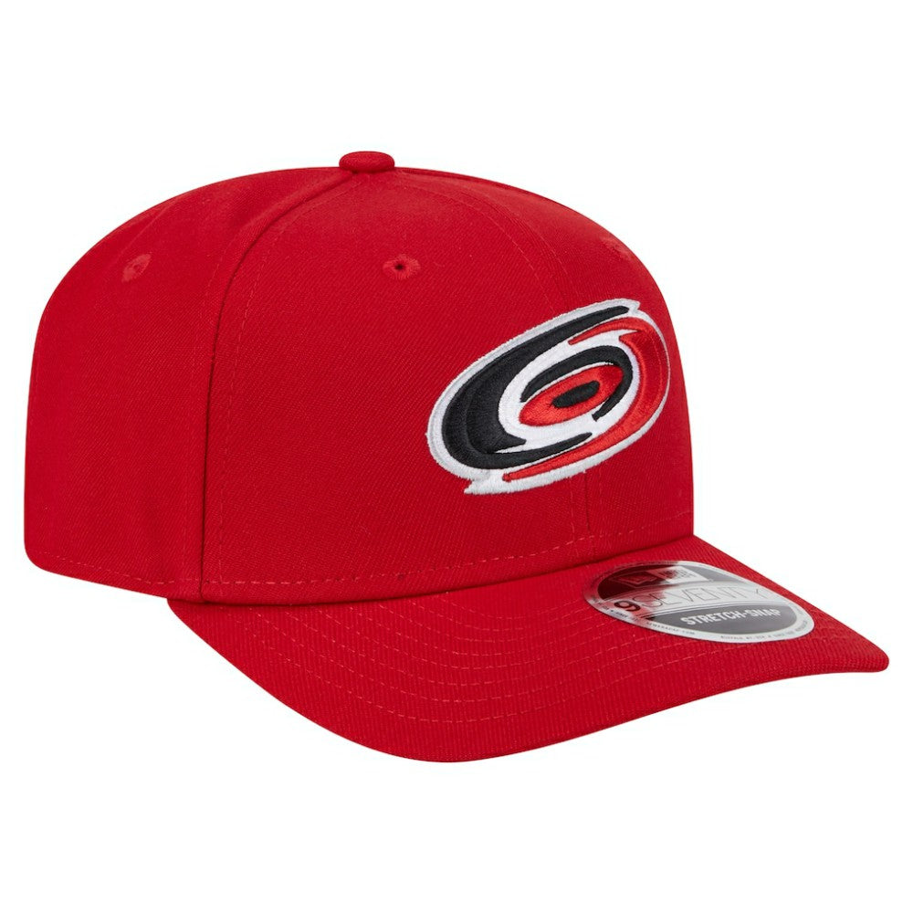 Carolina Hurricanes - New Era Logo Basic 9SEVENTY Adjustable Hat Red