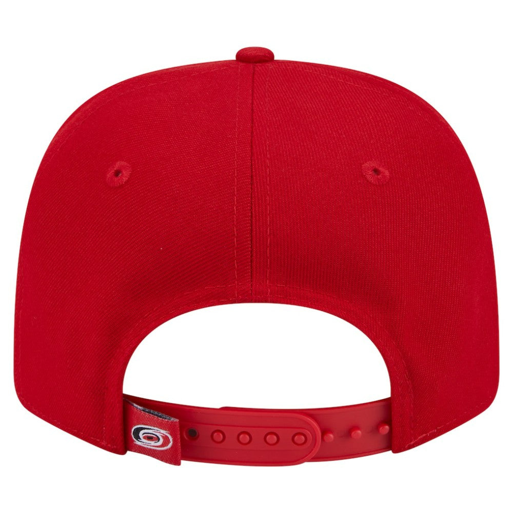 Carolina Hurricanes - New Era Logo Basic 9SEVENTY Adjustable Hat Red