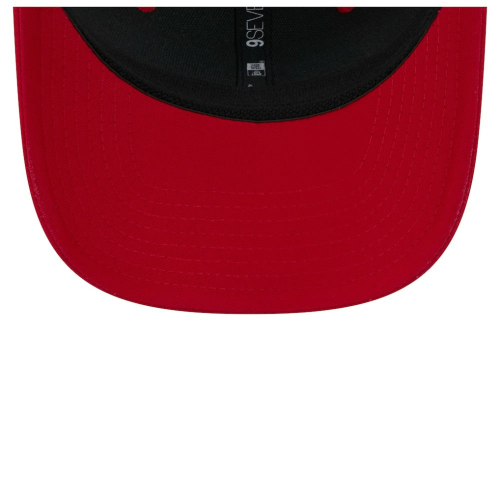 Carolina Hurricanes - New Era Team Patch Basic 9SEVENTY Adjustable Trucker Hat Red/White