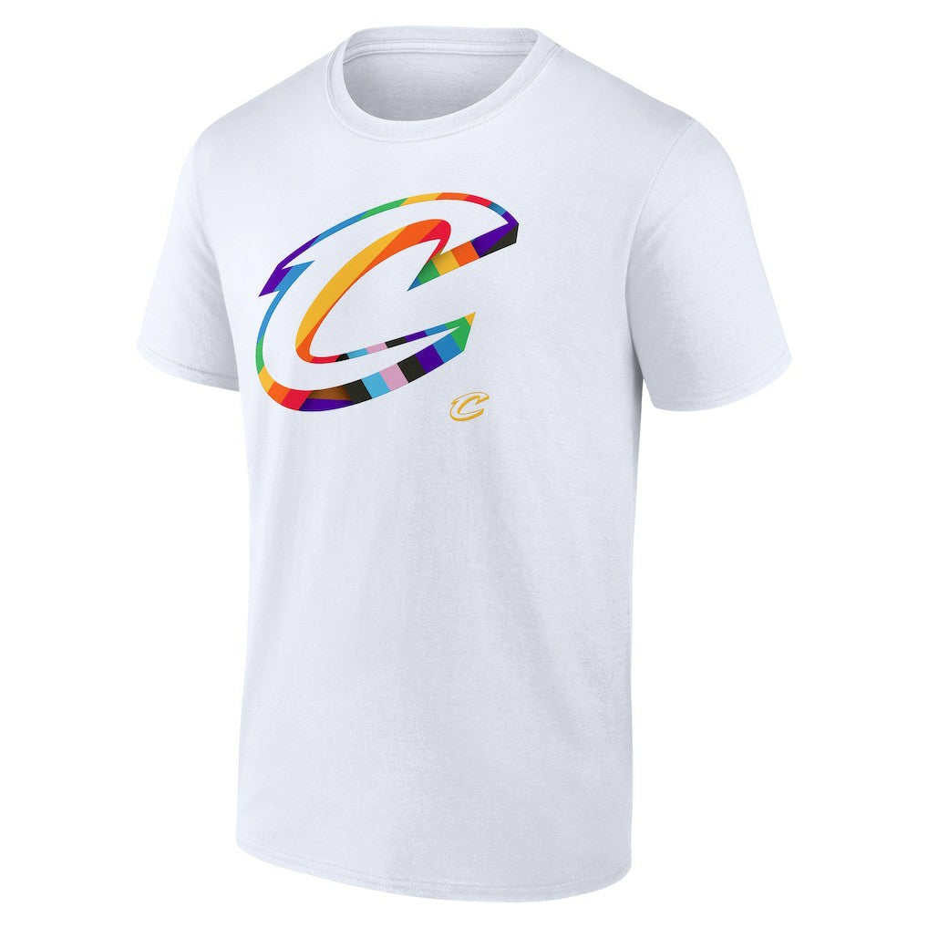 NBA - Cleveland Cavaliers Team Logo Pride T-Shirt - White