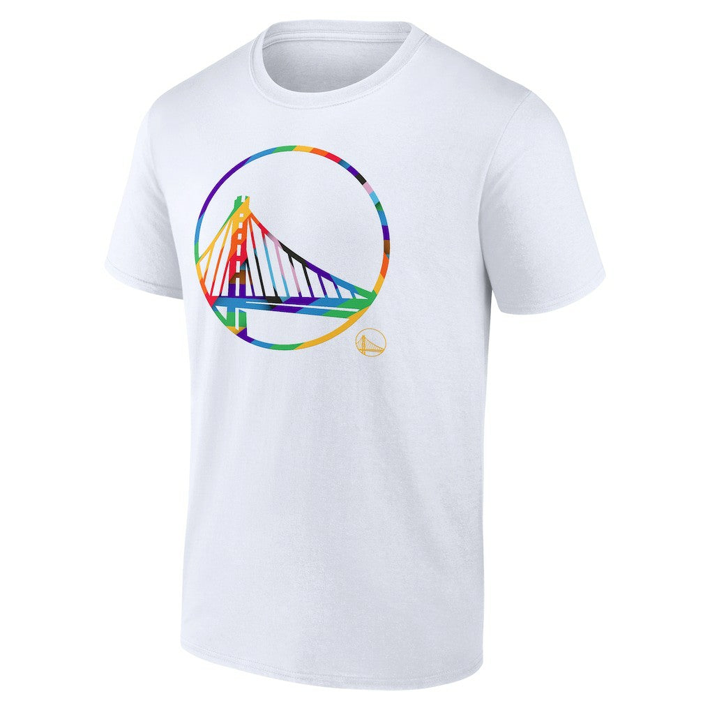 NBA - Golden State Warriors Team Logo Pride T-Shirt - White