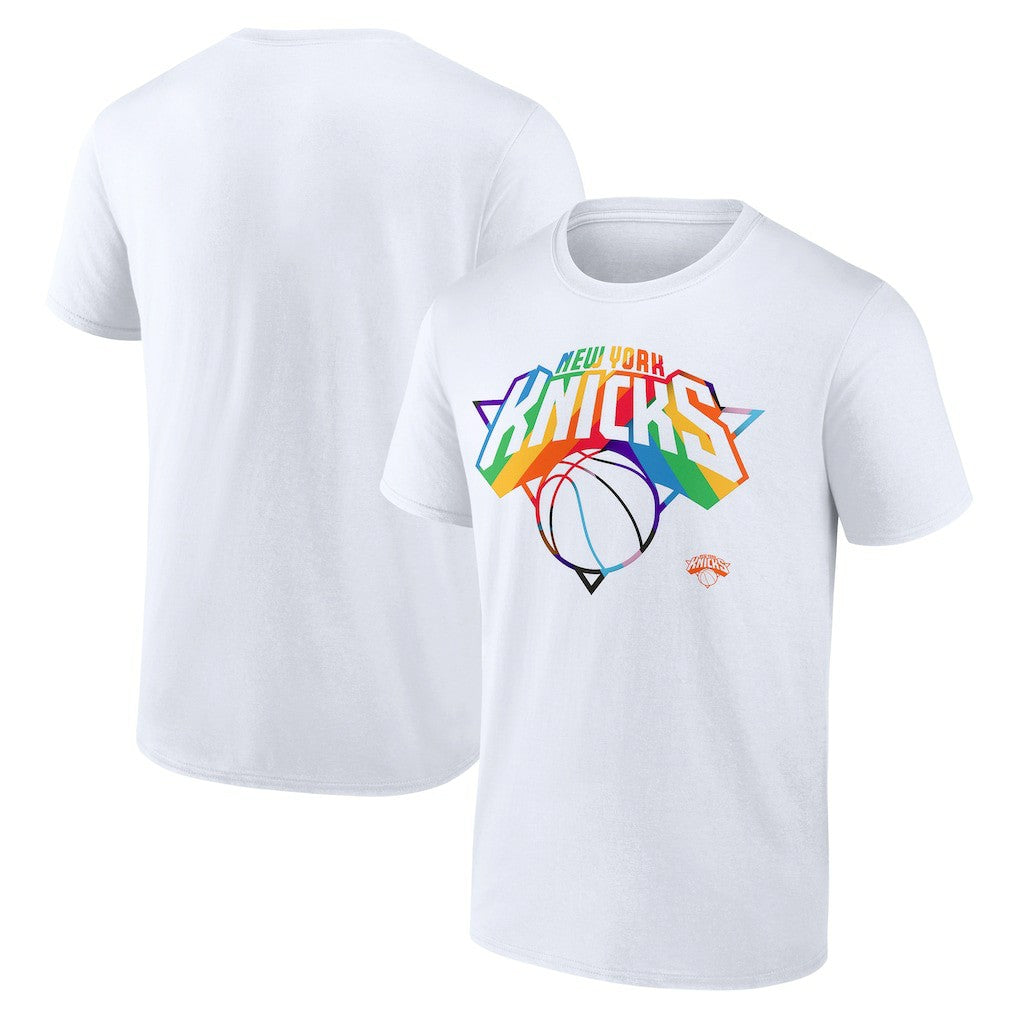 NBA - New York Knicks Team Logo Pride T-Shirt - White