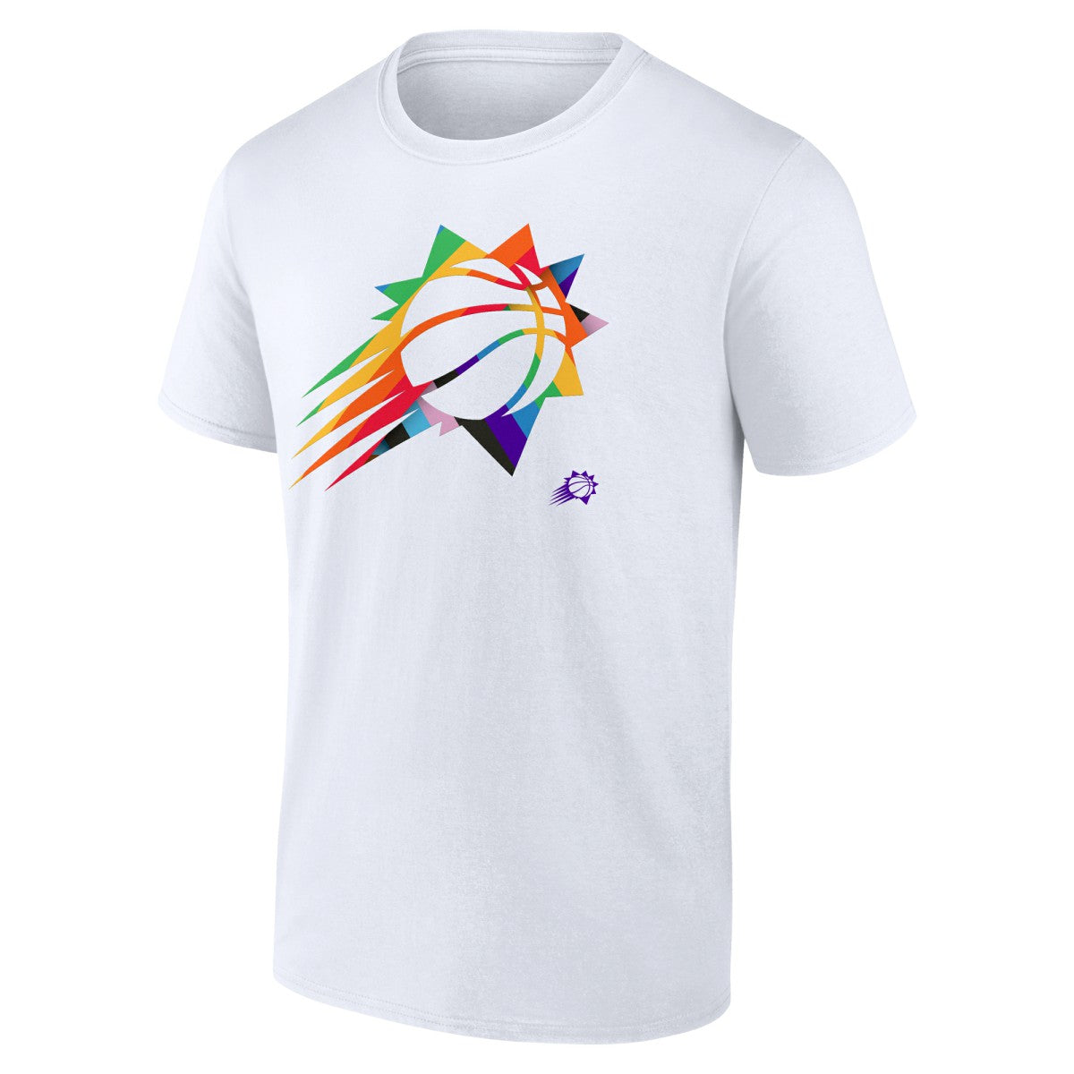 NBA - Phoenix Suns Team Logo Pride T-Shirt - White