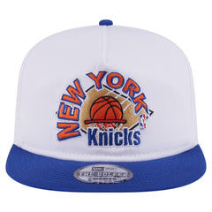 New Era - New York Knicks Hardwood Two-Tone Golfer Adjustable Hat - White/Blue