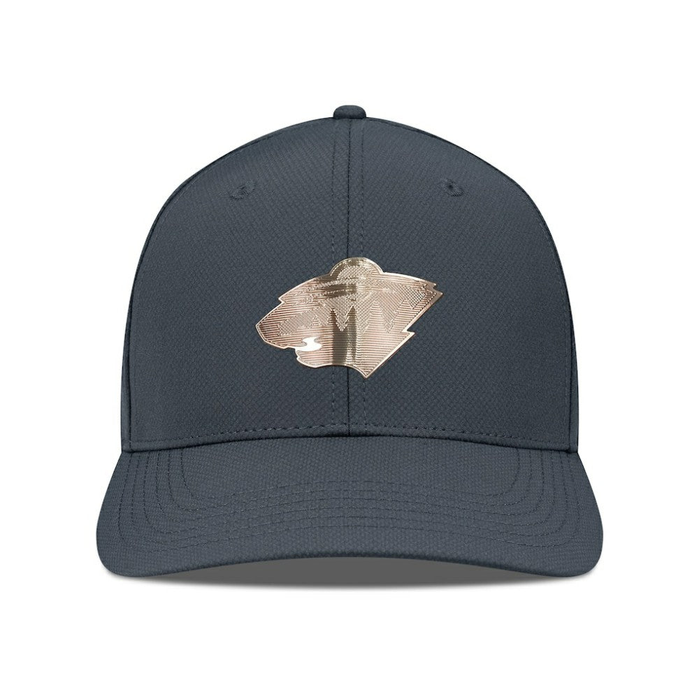 Minnesota Wild - Levelwear Rise Copper Insignia Flex Hat Charcoal