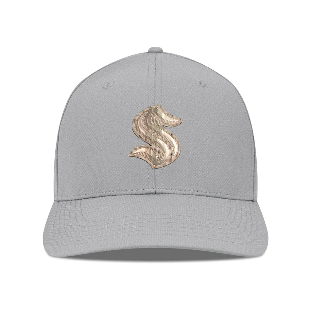 Seattle Kraken Levelwear Rise Copper Insignia Flex Hat Gray