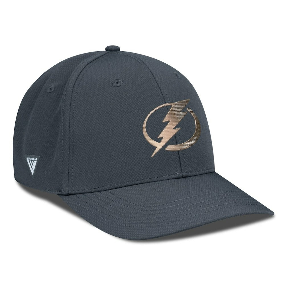 Tampa Bay Lightning - Levelwear Rise Copper Insignia Flex Hat Charcoal