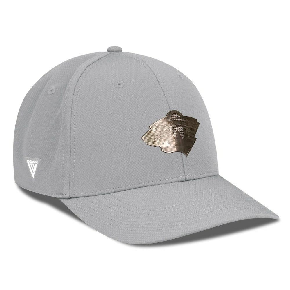 Minnesota Wild - Levelwear Rise Copper Insignia Flex Hat Gray