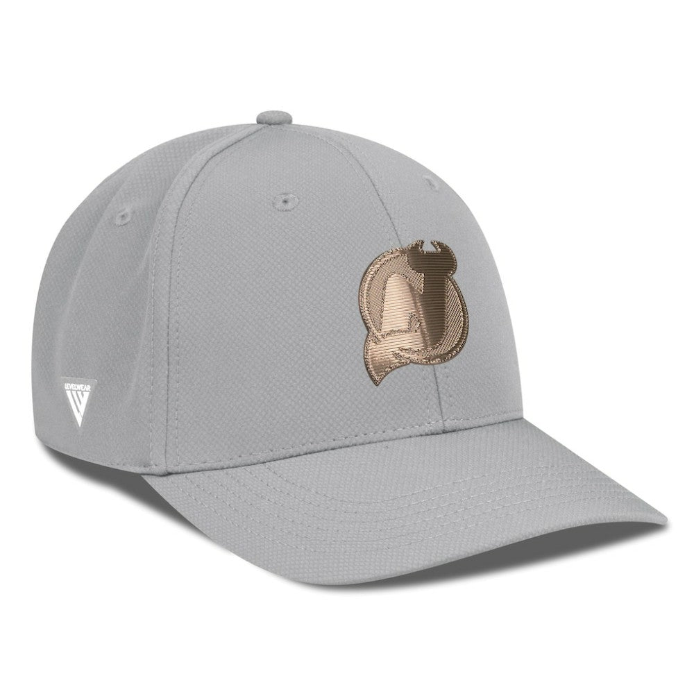 New Jersey Devils - Levelwear Rise Copper Insignia Flex Hat Gray
