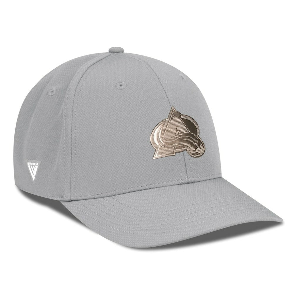 Colorado Avalanche - Levelwear Rise Copper Insignia Flex Hat Gray
