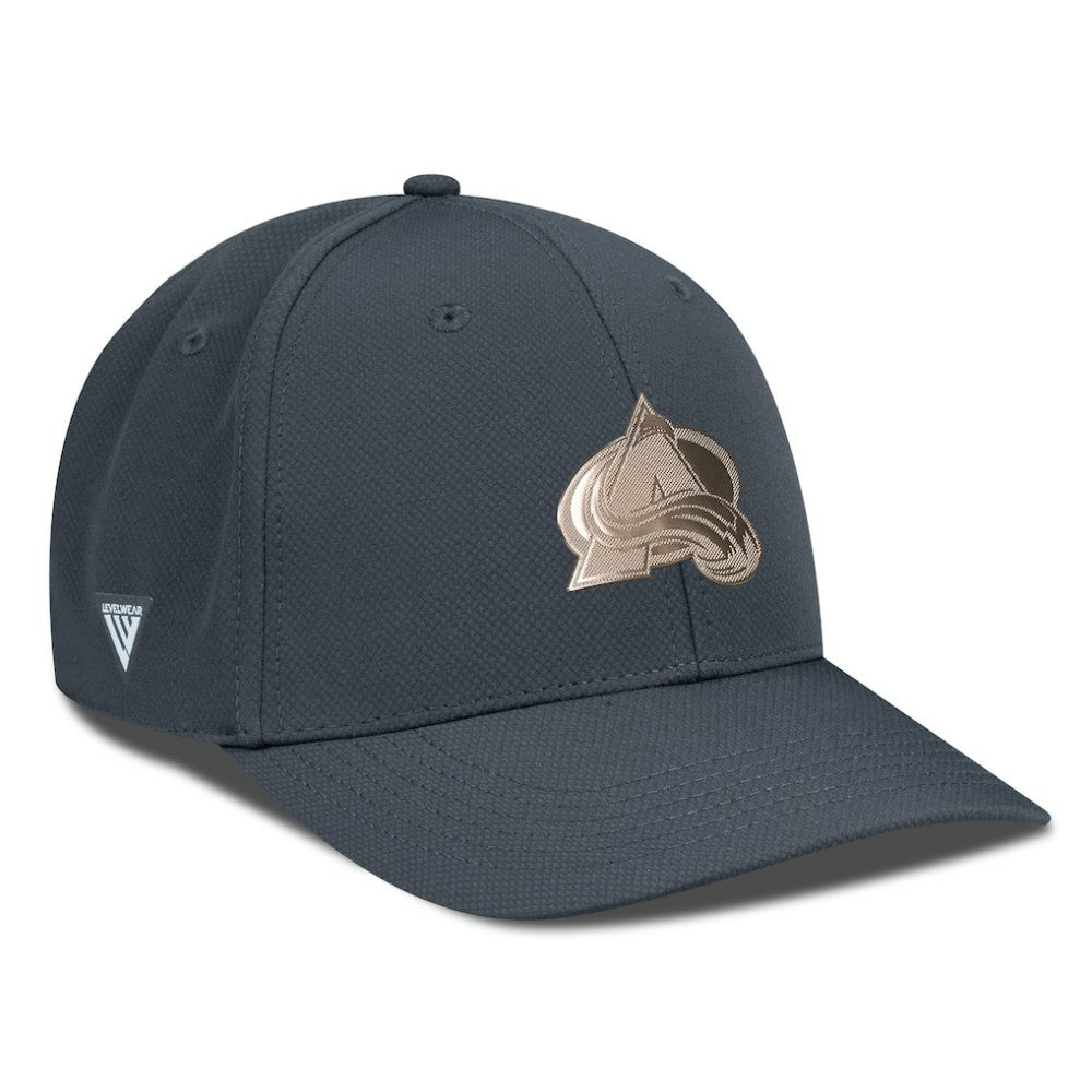 Colorado Avalanche - Levelwear Rise Copper Insignia Flex Hat Charcoal