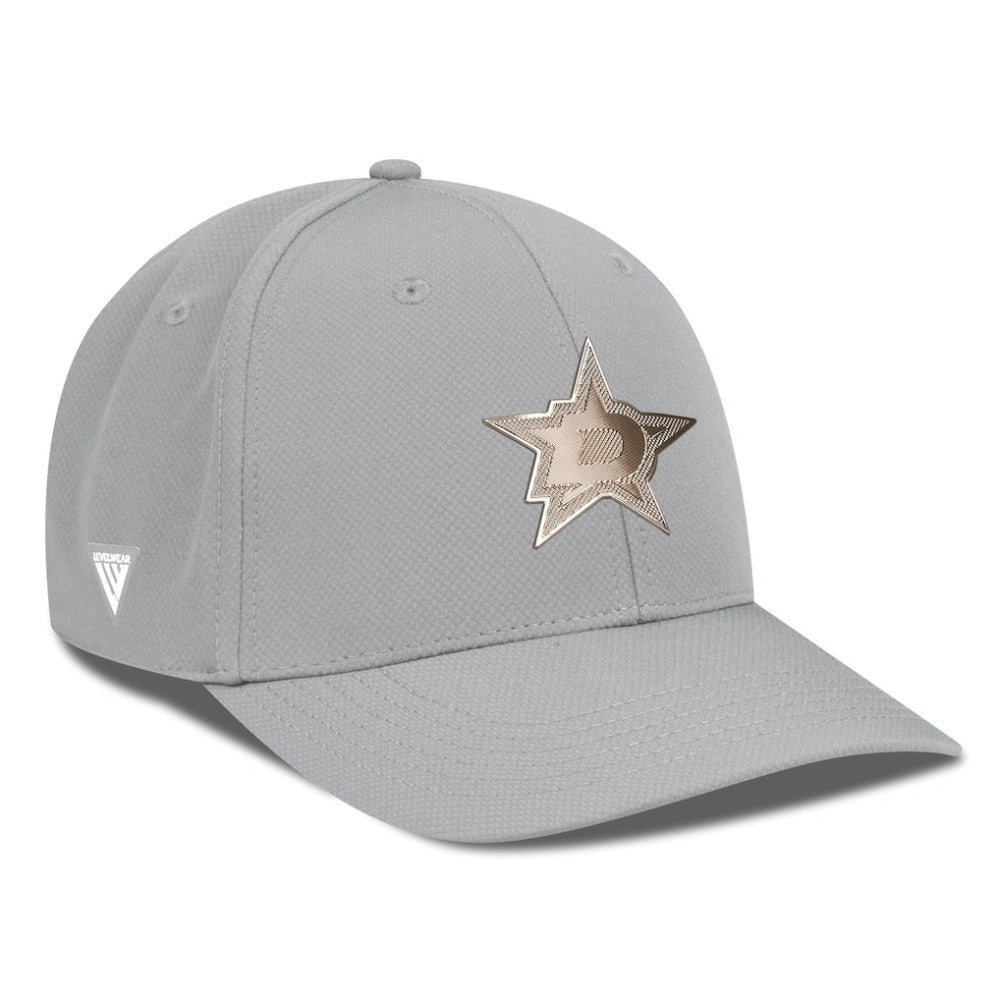 Dallas Stars - Levelwear Rise Copper Insignia Flex Hat Gray