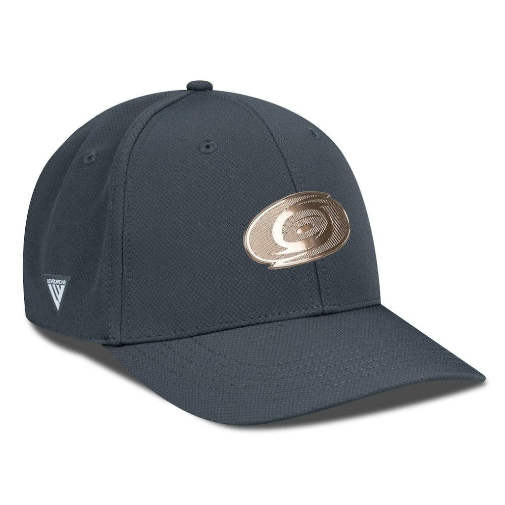 Carolina Hurricanes - Levelwear Rise Copper Insignia Flex Hat Charcoal