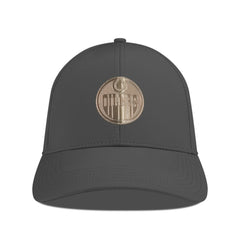 Edmonton Oilers - Levelwear Ascend Copper Insignia Vented Adjustable Hat Charcoal