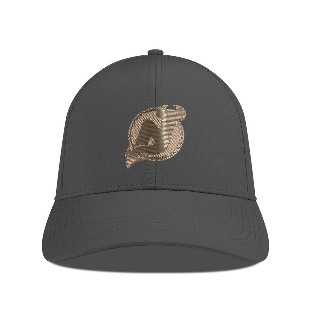 New Jersey Devils - Levelwear Ascend Copper Insignia Vented Adjustable Hat Charcoal