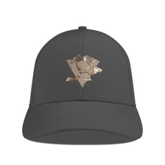 Pittsburgh Penguins Levelwear Ascend Copper Insignia Vented Adjustable Hat Charcoal