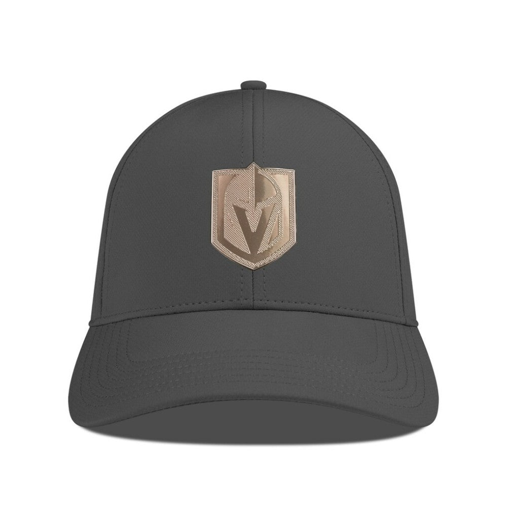 Vegas Golden Knights Levelwear Ascend Copper Insignia Vented Adjustable Hat Charcoal