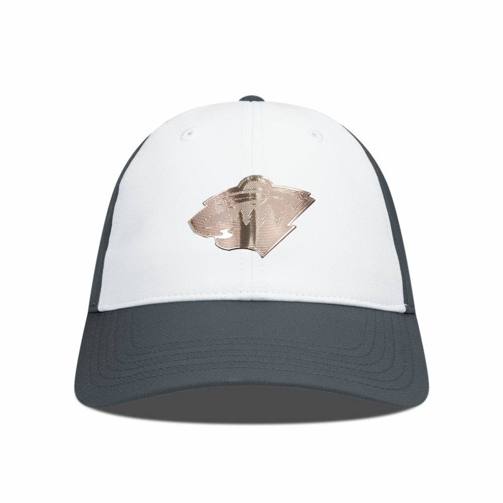 Minnesota Wild - Levelwear Endure Copper Insignia Adjustable Hat White/Charcoal