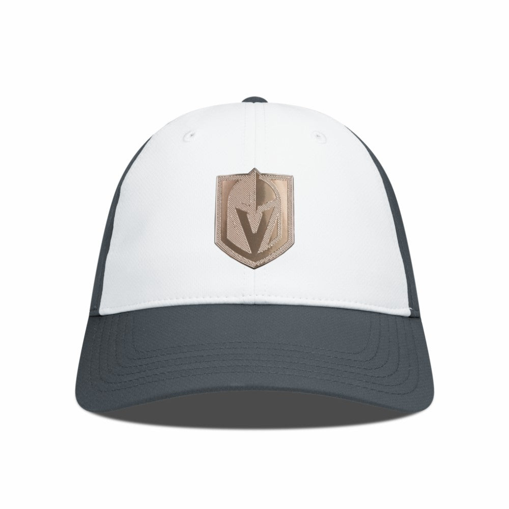 Vegas Golden Knights Levelwear Endure Copper Insignia Adjustable Hat White/Charcoal