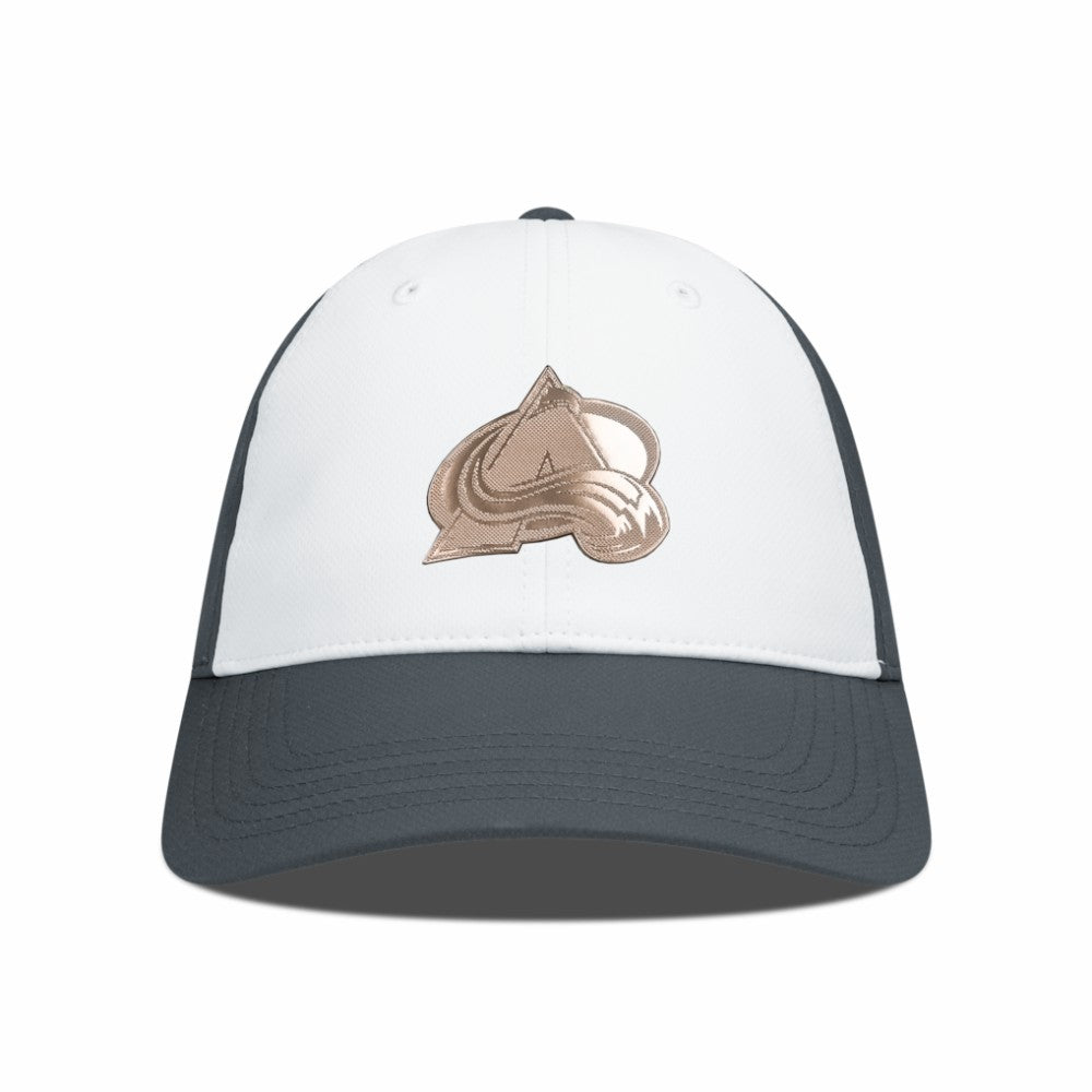 Colorado Avalanche - Levelwear Endure Copper Insignia Adjustable Hat White/Charcoal
