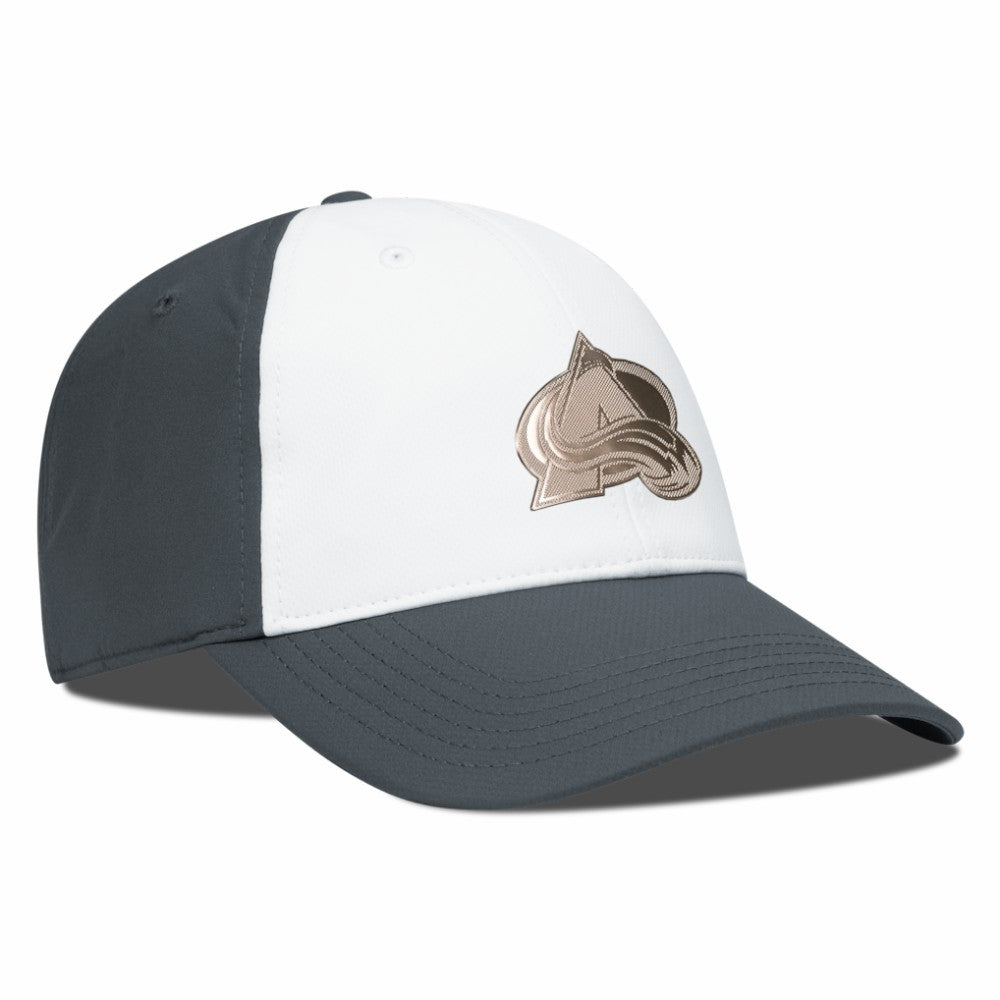 Colorado Avalanche - Levelwear Endure Copper Insignia Adjustable Hat White/Charcoal