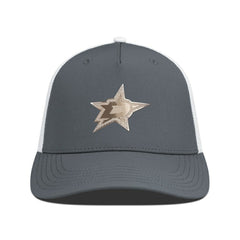 Dallas Stars - Levelwear Signal Copper Insignia Trucker Adjustable Hat Charcoal/White