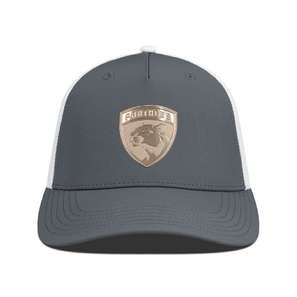 Florida Panthers - Levelwear Signal Copper Insignia Trucker Adjustable Hat Charcoal/White
