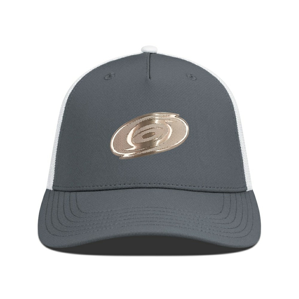 Carolina Hurricanes - Levelwear Signal Copper Insignia Trucker Adjustable Hat Charcoal/White