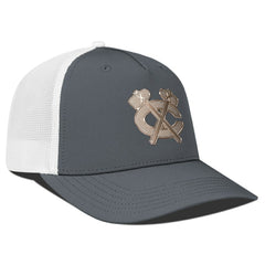 Chicago Blackhawks Levelwear Signal Copper Insignia Trucker Adjustable Hat Charcoal/White