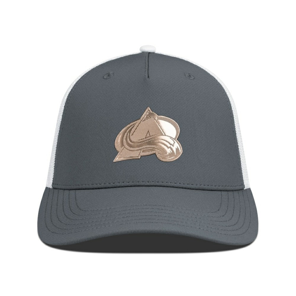 Colorado Avalanche - Levelwear Signal Copper Insignia Trucker Adjustable Hat Charcoal/White
