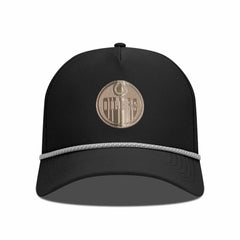 Edmonton Oilers - Levelwear Gordon Copper Insignia Vented Adjustable Hat Black