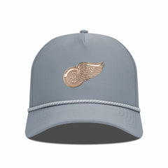 Detroit Red Wings - Levelwear Gordon Copper Insignia Vented Adjustable Hat Gray
