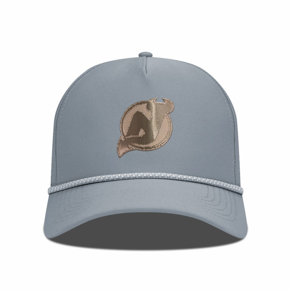 New Jersey Devils - Levelwear Gordon Copper Insignia Vented Adjustable Hat Gray