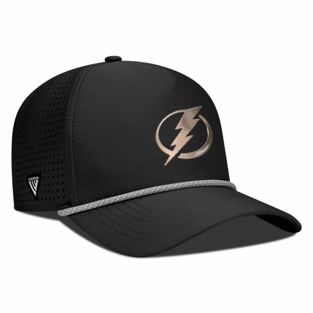 Tampa Bay Lightning - Levelwear Gordon Copper Insignia Vented Adjustable Hat Black